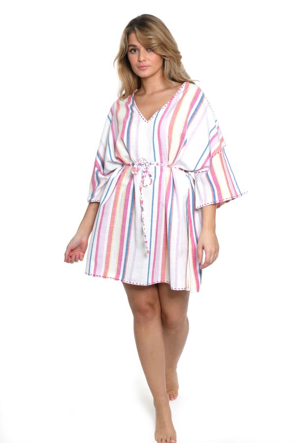 Beachkaftan with stripes